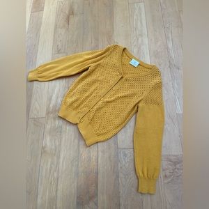 Hanna Andersson Mustard Yellow Kids Sweater